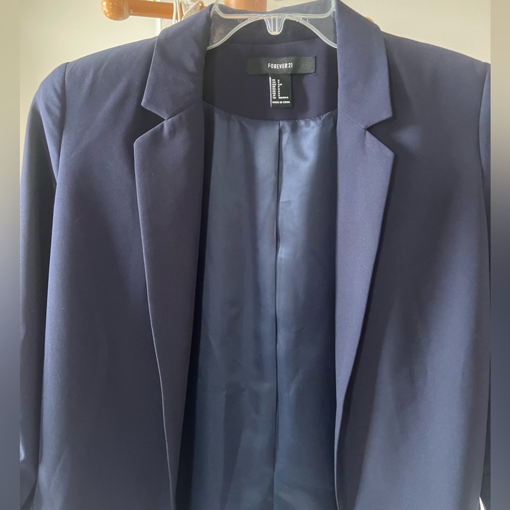 Forever 21 Navy Blue Blazer, never worn
